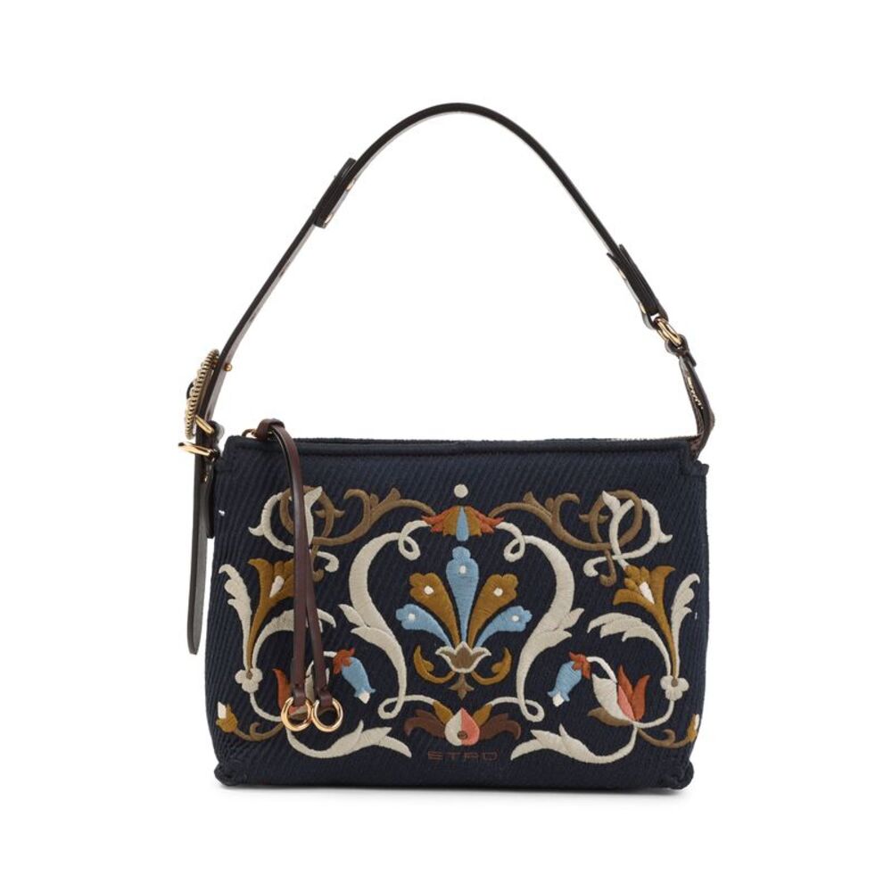 Etro Canvas Hobo S Shouldel Bag Women